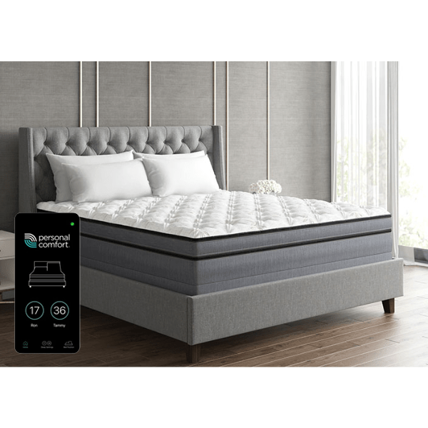 The Personal Comfort R12 Number Bed comes with cooling copper infused comfort layers and a fully digital air control unit. 