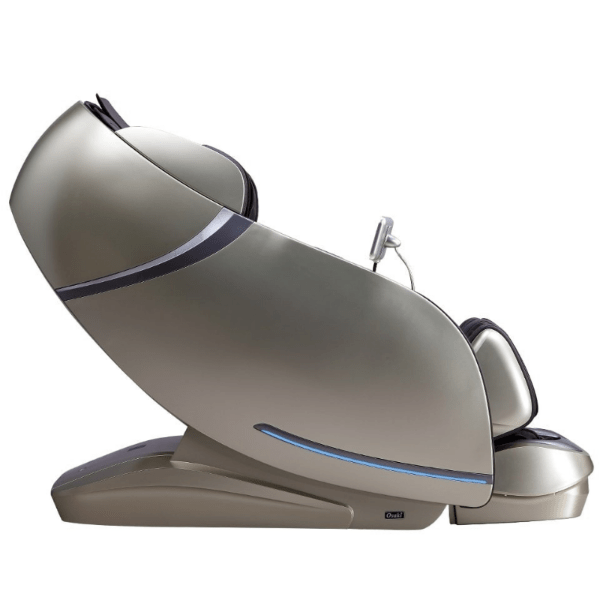 Osaki OS-Pro First Class Massage Chair uses deep tissue 3D rollers, L-track system, air compression, and zero gravity.