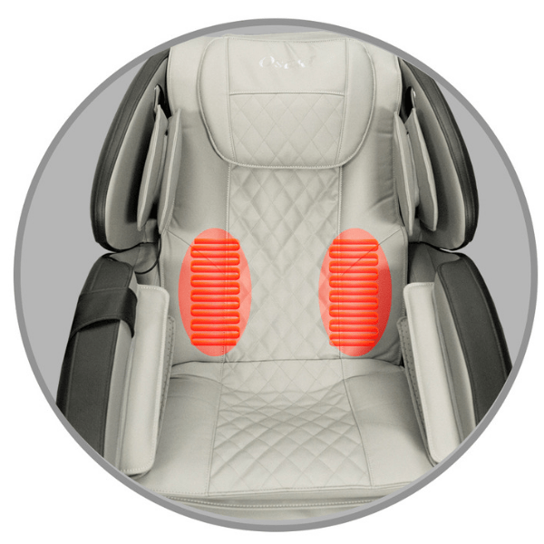 The Osaki OS-Champ Massage Chair comes with heat therapy in the lumbar region to help loosen tight muscles in your back. 