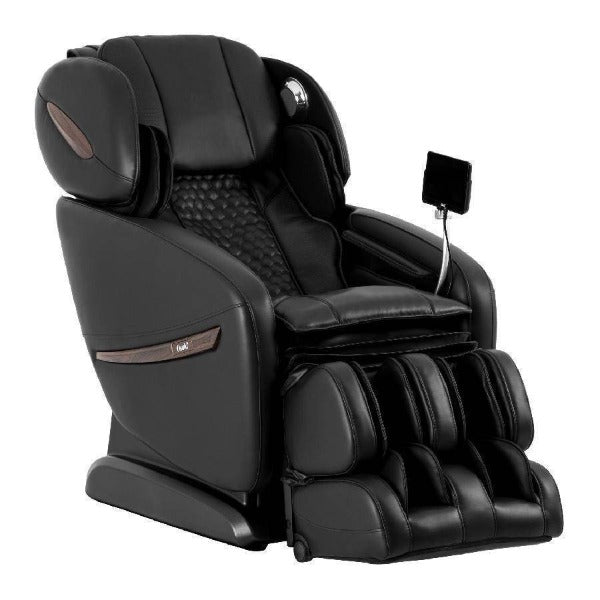 The Osaki OS-Pro Alpina Massage Chair uses therapeutic 2D rollers with soothing air compression and comes in sleek black. 