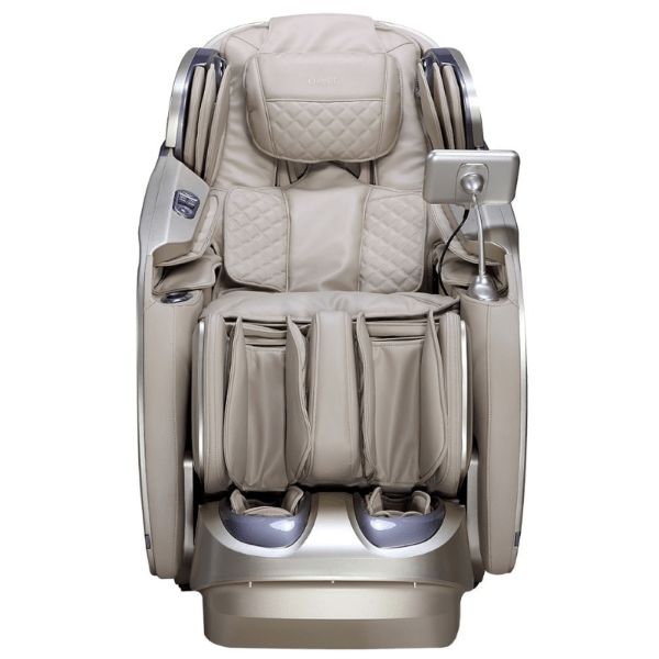 Osaki OS-Pro First Class Massage Chair has deep tissue 3D rollers, an L-Track for full-body coverage, and air compression.