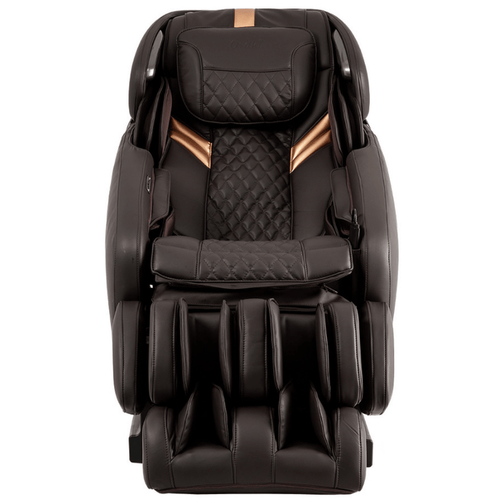 The Osaki OS-Pro Admiral Massage Chair uses 3D rollers for deep tissue massage and an L-Track for neck to glutes coverage. 