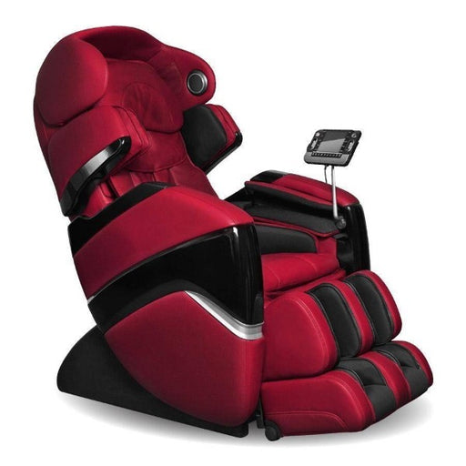 The Osaki OS-3D Pro Cyber Massage Chair comes with 3D rollers for deep tissue massage, an S-Track, and comes in stylish red.