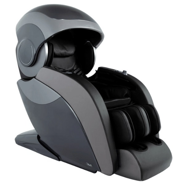 The Osaki OS-4D Escape Massage Chair comes with 4D rollers for humanlike massage and is available in sleek grey & black.