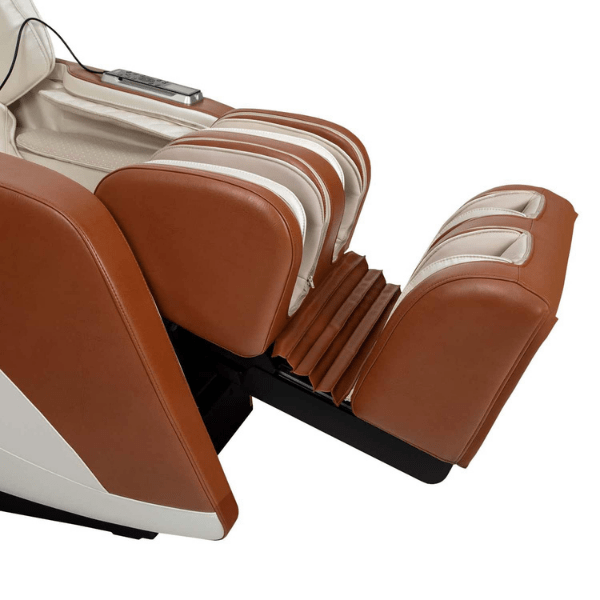 The Titan Atlas LE Massage Chair comes equipped with an automatic leg ottoman with triple reflexology foot rollers.