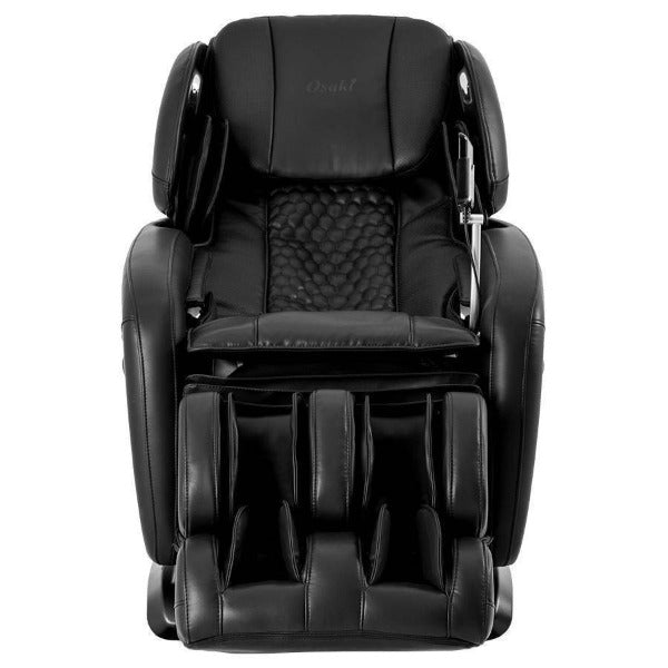 The Osaki OS-Pro Alpina Massage Chair uses therapeutic 2D rollers and an L-Track for full-body massage from neck to glutes. 