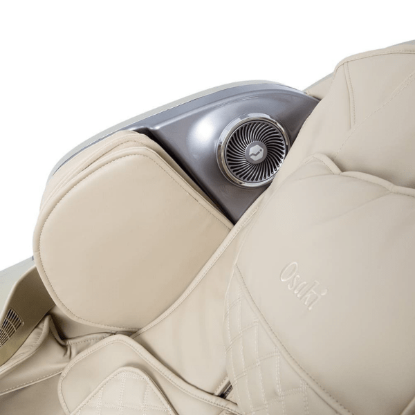 Osaki OS-Pro First Class Massage Chair comes with premium Bluetooth speakers located on each side of the headrest. 