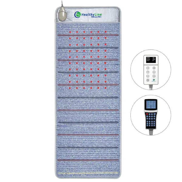 HealthyLine Wellness Platinum Aura Mat Full Pro PLUS 7428 Firm - Photon Advanced PEMF InfraMat Pro