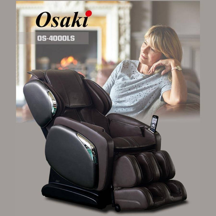 The Osaki OS-4000LS Massage Chair comes with therapeutic 2D rollers, an L-Track, heat therapy, and is available in 3 colors.