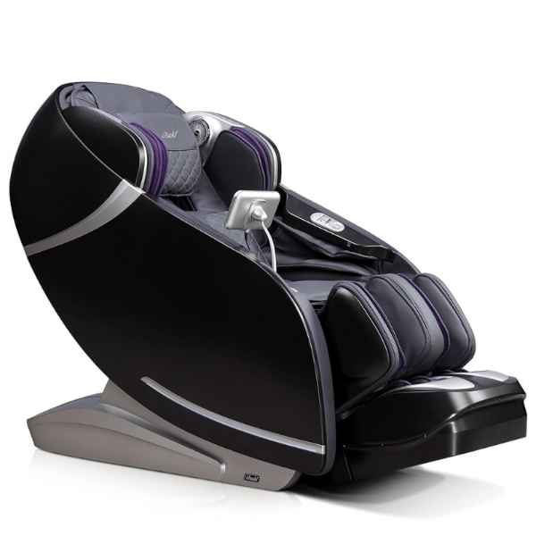 Osaki OS-Pro First Class Massage Chair has deep tissue 3D rollers and is available in 4 colors including dark grey.
