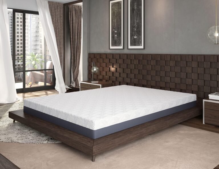 This Mattress is made with gel memory foam with open air cells that distributes heat which keeps the body cool.