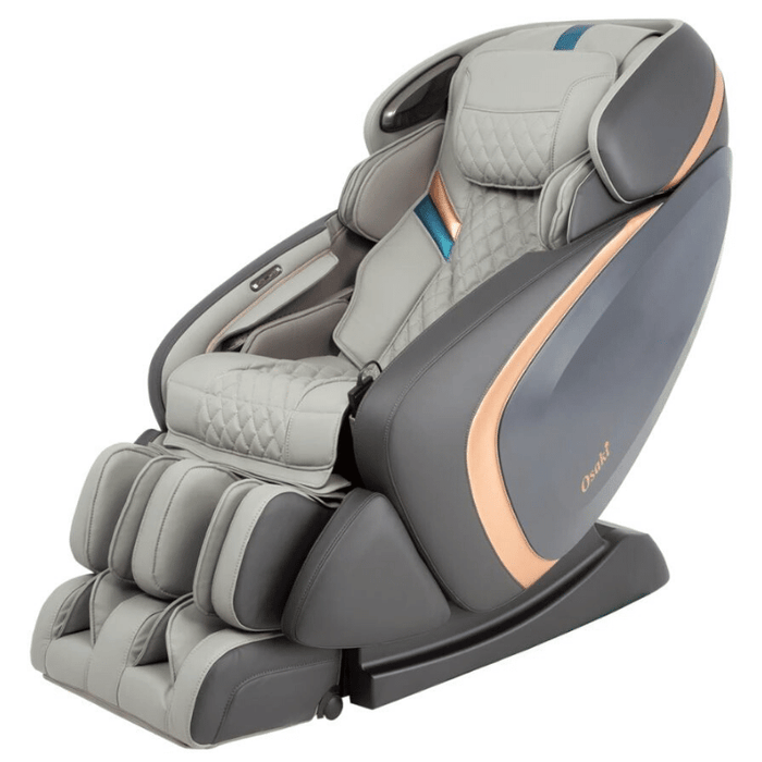 The Osaki OS-Pro Admiral Massage Chair uses 3D L-Track rollers and is available in 4 stylish colors including sleek grey.