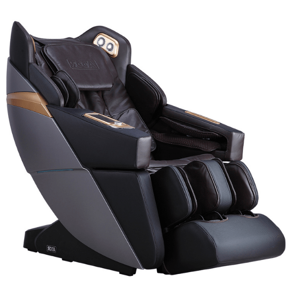 The Ador 3D Allure Massage Chair is available in black and brown with full-body air compression and 3-stage zero gravity. 