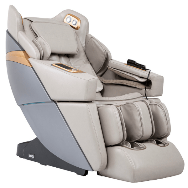 The Ador 3D Allure massage chair comes with deep tissue massage and is available in 3 beautiful colors including sleek taupe. 