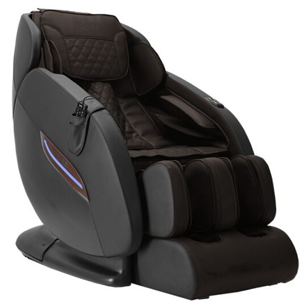 The Osaki OS-Pro Capella massage chair features an L-Track, 3D rollers, zero gravity, air compression, and comes in black.