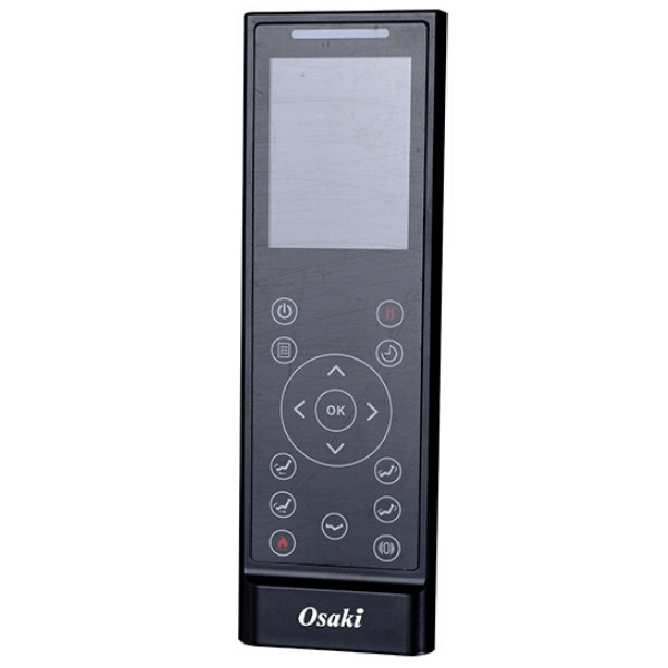 The Osaki OS-Pro Capella massage chair comes with a user-friendly handheld remote for easy operation. 