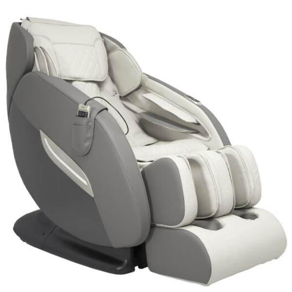 The Osaki OS-Pro Capella massage chair features an L-Track, 3D rollers, zero gravity, air compression, and comes in taupe.