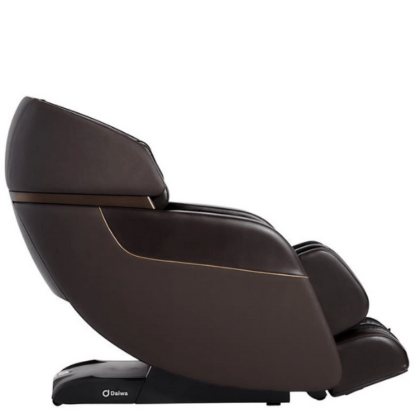 The Daiwa Legacy 4 massage chair has 3D rollers for deep tissue massage and an L-Track for full-body neck to glutes coverage. 