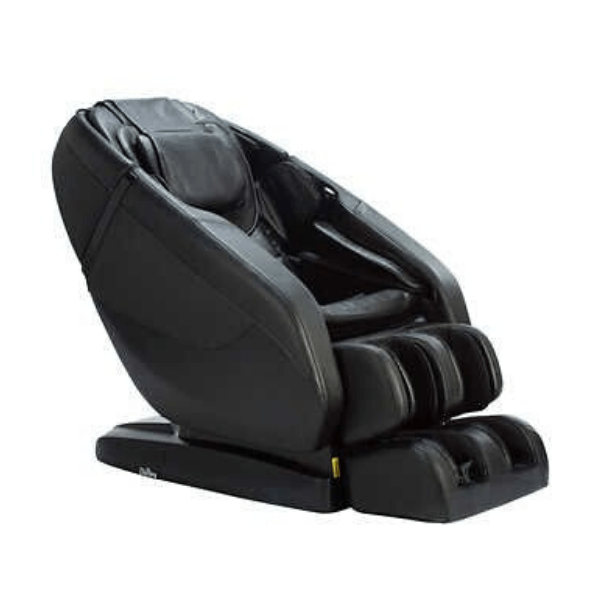 The Daiwa Solace massage chair comes with deep tissue massage and full-body air compression and is available in sleek black.