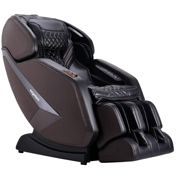 The Ergotec ET-300 Jupiter Massage Chair has 3D rollers for deep tissue massage, an L-Track system, and comes in sleek black.
