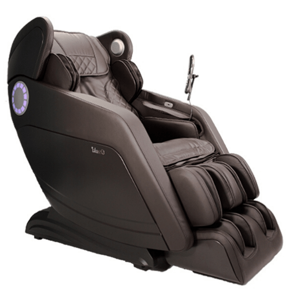 The Osaki OS-Hiro LT Massage Chair has 3D rollers for deep tissue massage, L-Track, air compression, and comes in brown.