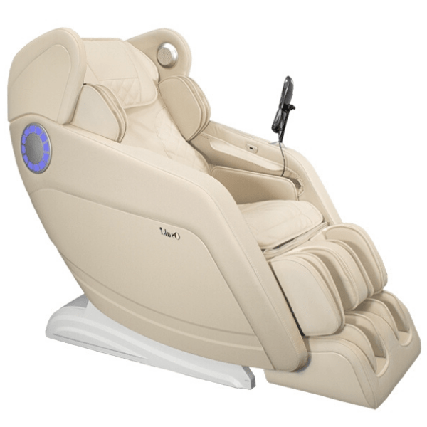 The Osaki OS-Hiro LT Massage Chair has 3D rollers for deep tissue massage, L-Track, air compression, and comes in beige.