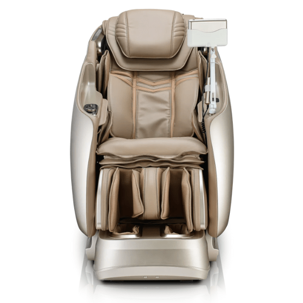 The JPMedics KaZe Massage Chair is available in four beautiful color combinations including elegant Beige & Champagne.  
