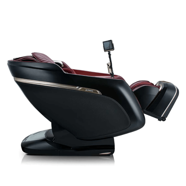 The JPMedics KaZe Massage Chair uses healing zero-gravity and comes in 4 beautiful colors including elegant Black & Burgundy. 
