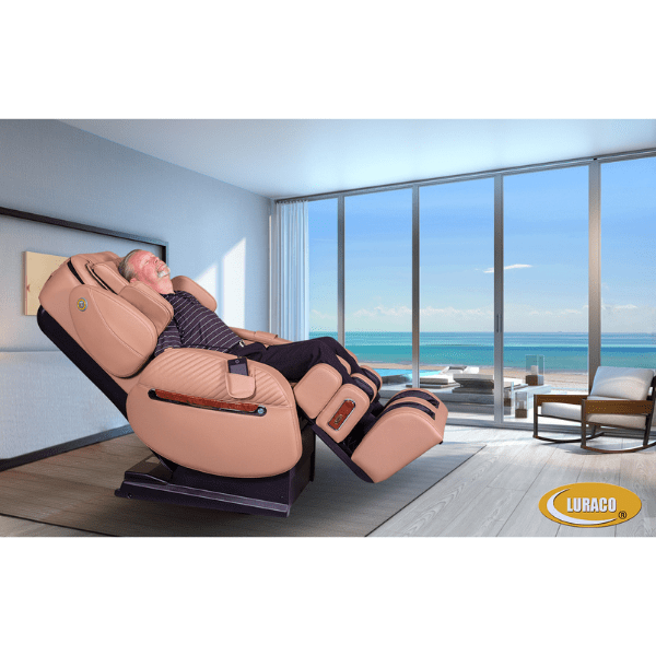 The Luraco iRobotics i9 Max Plus Medical Massage Chair is available in 3 beautiful colors including elegant cream. 