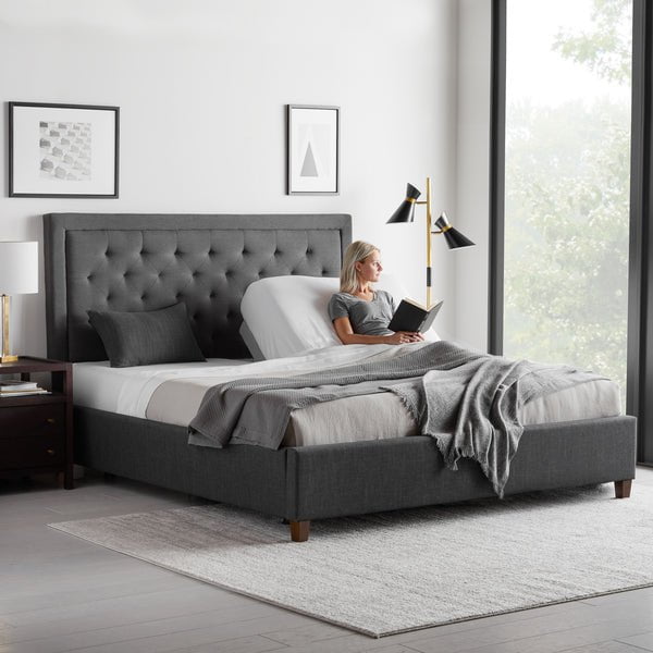 The Malouf Structures M555 Adjustable Bed comes equipped with massage, snore detection, under bed lighting, and Bluetooth.