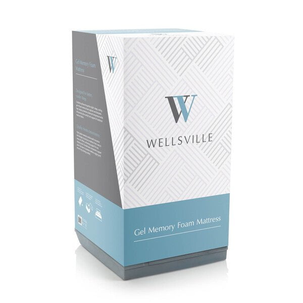The Malouf Wellsville 11-inch Mattress is conveniently packaged after being compressed and roll-packed for easy shipping. 