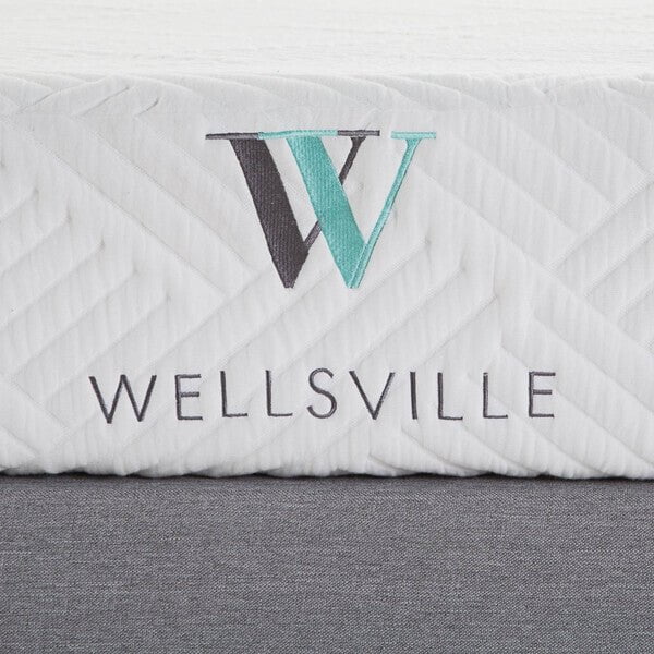 The Malouf Wellsville 8” cooling mattress has the perfect medium feel and a durable removeable ultra-plush Jacquard cover.