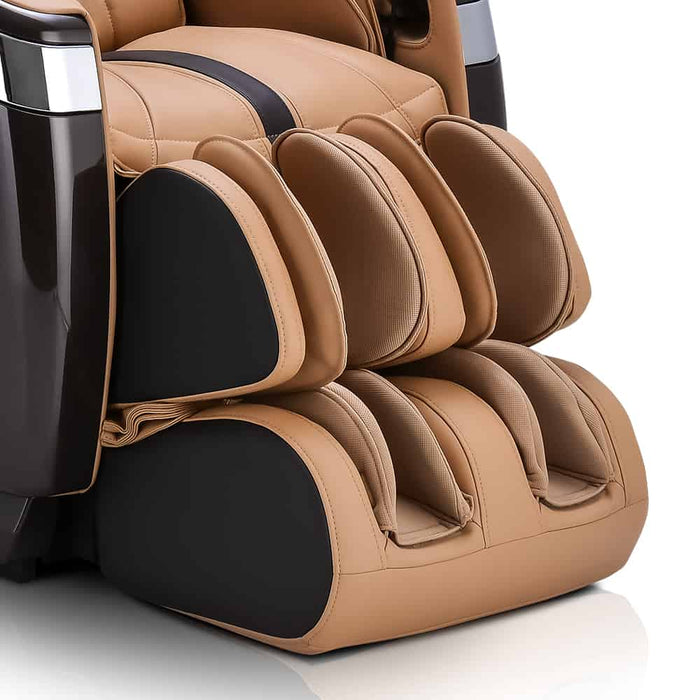 The Ogawa Master Drive AI 2.0 Massage Chair comes with heated 3D calf and knee massage.