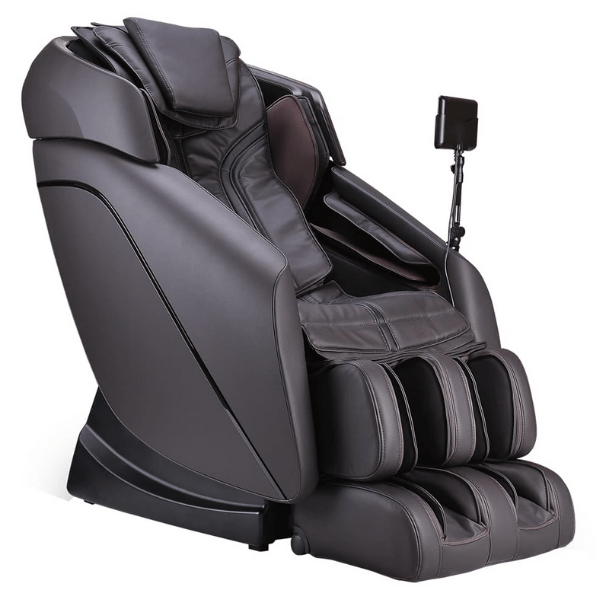 The Ogawa OG-7500 Active L 3D massage chair uses 3D rollers for deep tissue massage, air compression, and comes in brown.