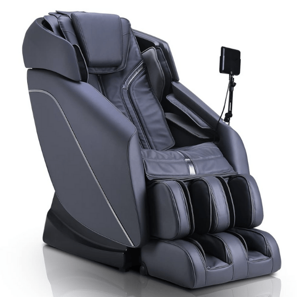 The Ogawa OG-7500 Active L 3D massage chair uses 3D rollers for deep tissue massage, air compression, and comes in grey.