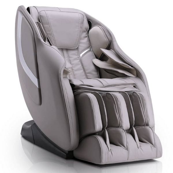 The Ogawa OG-5500 Refresh L massage chair uses therapeutic 2D massage rollers with full-body air massage and comes in taupe.