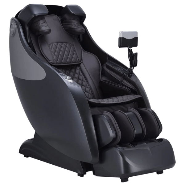 The Osaki OP-4D Master Massage Chair comes with 4D rollers, an L-Track system, full-body air compression, and comes in brown.
