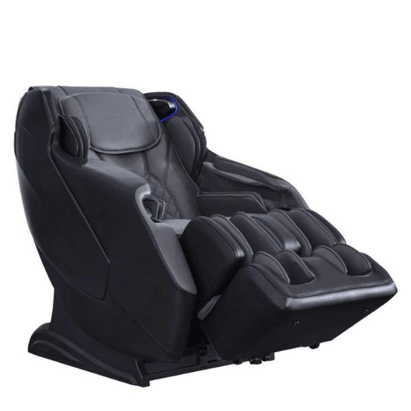 The Osaki Maxim 3D LE massage chair uses 3D rollers for deep tissue massage, a long L-track rolling system, and heat therapy. 