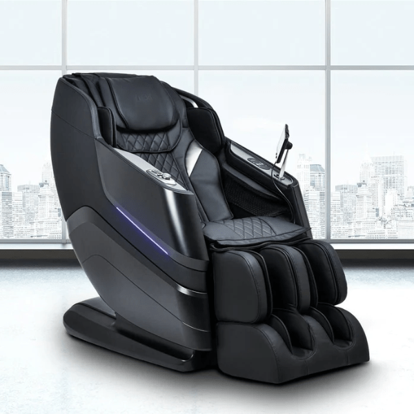 The Titan TP-Epic 4D Massage Chair comes with human-like 4D massage rollers and full-body air compression therapy. 