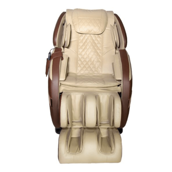 The Osaki OS-Champ Massage Chair uses 2D rollers for full-body therapeutic massage and is available in brown & beige. 