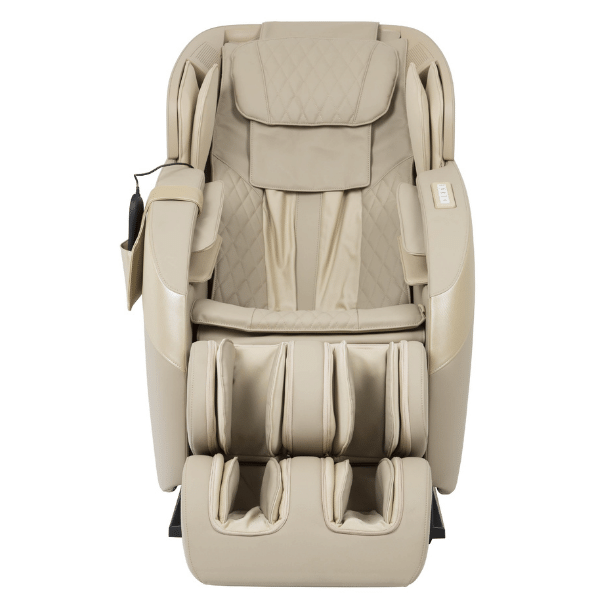 The Ador Infinix Massage Chair comes equipped with 2D L-Track rollers and is available in 3 beautiful colors including Taupe. 