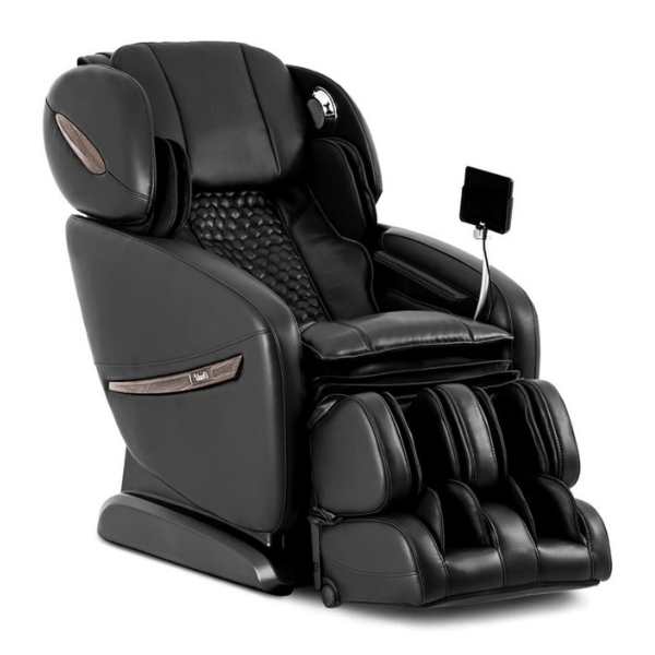 The Osaki OS-Pro Alpina Massage Chair comes with therapeutic 2D rollers, air compression, zero gravity, vibration, and heat. 