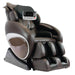 The Osaki 4000T Massage Chair has therapeutic 2D rollers, uses an S-Track for deep stretching, and is available in brown.