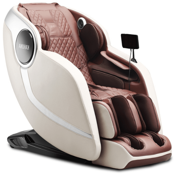 Kahuna Massage Chair Ivory/Camel / FREE Curbside Delivery + $0 / FREE 5 Year Parts/Labor Warranty Kahuna Arete Massage Chair