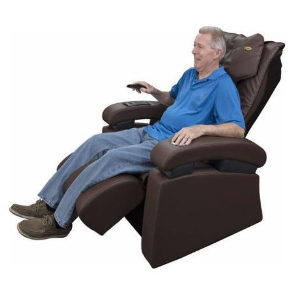 The Luraco IRobotics Sofy Massage Chair is a versatile chair that can be used as a therapeutic massage chair or a recliner. 