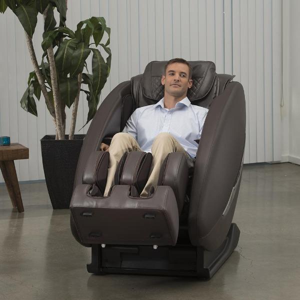 The Inner Balance Wellness Ji Massage Chair comes with therapeutic 2D rollers, an L-Track, and full-body air compression.