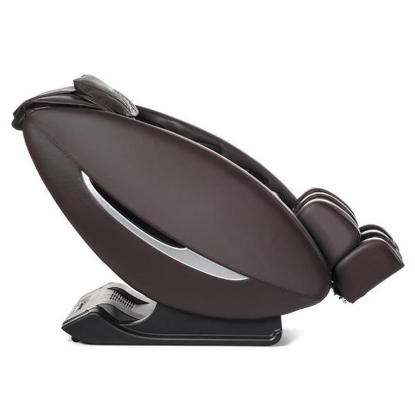 The Inner Balance Wellness Ji Massage Chair uses 2D L-Track technology with zero gravity and is available in sleek brown. 