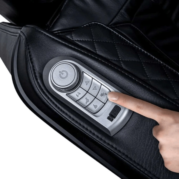 The Osaki 3D Belmont Massage Chair has a quick access control panel on the armrest for easy adjustments at your fingertips.