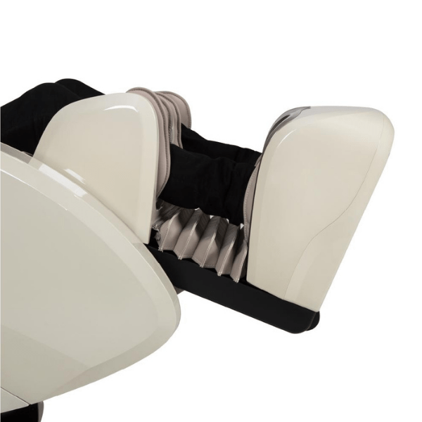 The Osaki OS-Pro 3D Tecno Massage Chair comes with an auto-extending leg rest to accommodate users of various heights. 