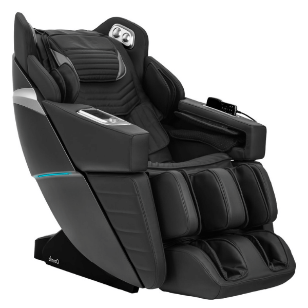 The Osaki Otamic Signature massage chair has 3D rollers for deep tissue massage, L-Track design, and comes in sleek black. 